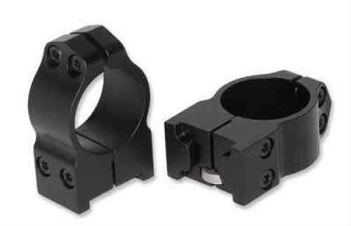 Warne 1" Medium Matte Black Permanent Attach Rings For Ruger Blackhawk/Redhawk 1RM