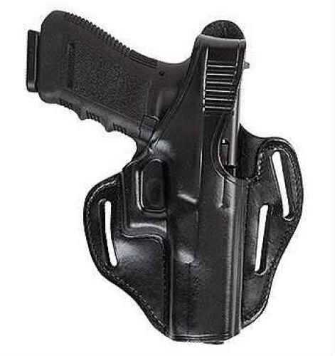 Bianchi Right Hand Black Leather Belt Holster For Glock 17/22 Md: 24102