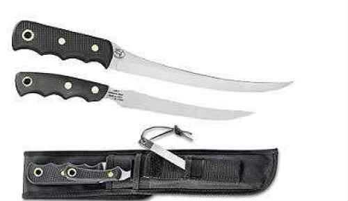 Kinives of Alaska Knives Fillet Knife Combo with Black SureGrip Handles Md: 092FG