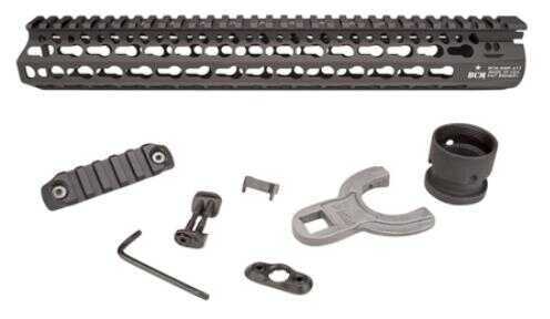 Bravo Company Alpha Keymod Rail Fits AR Rifles 13" Aluminum Alloy Black Finish Includes BCM Sling Mount and