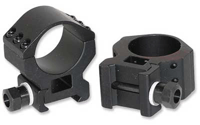 Millett Sights 30mm High Matte Black Tactical Rings With Rail DT00718