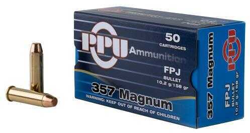 357 Magnum 50 Rounds Ammunition Prvi Partizan 158 Grain Full Metal Jacket