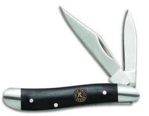 Remington Arms Co. Sportsman Peanut Folding Knife With Black Laminated Wood Handle Md: 19322