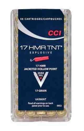 17 HMR 50 Rounds Ammunition CCI 17 Grain Hollow Point