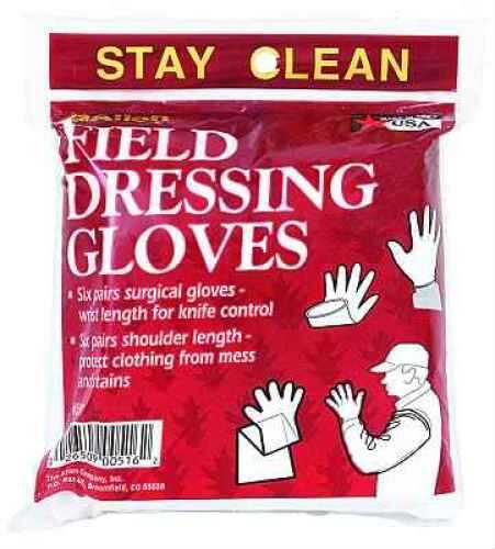 Allen Cases Field Clear Dressing Gloves Size 6 Md: 516