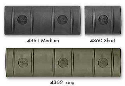 Ergo Ext Rail Length Protector Accessory Black Covers 5 Slot Full-Short 4360-3PKBK