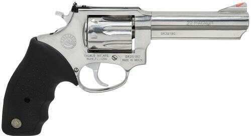 Taurus Model 941 22 Magnum Revolver 4" Barrel 8 Round Black Synthetic Grip Exclusive Polished Stainless Steel 2941049PSS