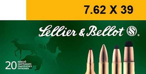 Click to see larger image. Sellier & Bellot 7.62X39mm 123 Grain JSP - 20 Rounds for Versatile Hunting