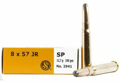 8x57 JRS 20 Rounds Ammunition Sellier & Bellot 196 Grain Soft Point
