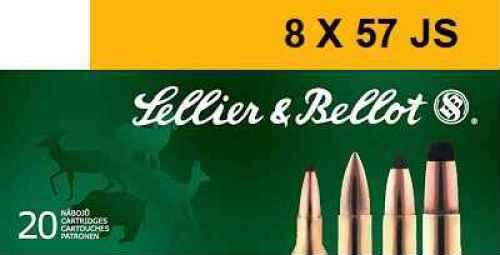 8X57 JRS 20 Rounds Ammunition Sellier & Bellot 196 Grain Hollow Point