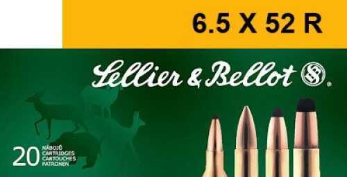 6.5mmX52R 20 Rounds Ammunition Sellier & Bellot 117 Grain Soft Point