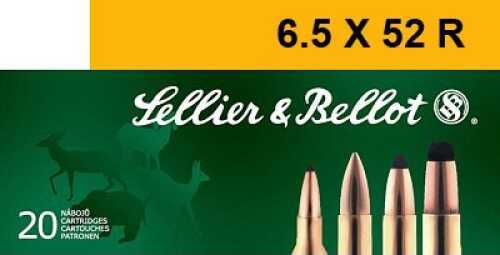 Click to see larger image. 6.5mmX52R 20 Rounds Ammunition Sellier & Bellot 117 Grain Soft Point