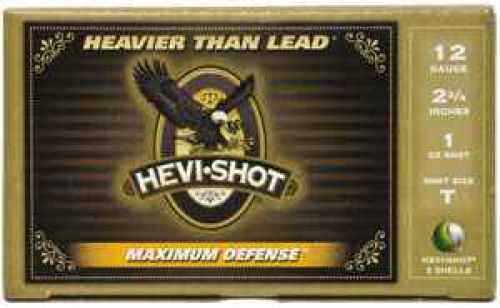 12 Gauge 5 Rounds Ammunition Hevi-Shot-Environ Metal 2 3/4" 1/8 oz #00 Buck