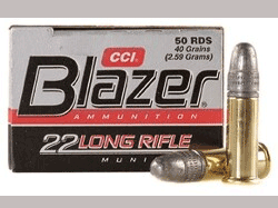 22 Long Rifle 50 Rounds Ammunition CCI 40 Grain Lead