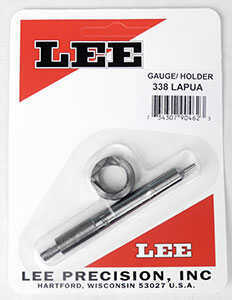 Lee 90462 338 Lapua Case Length Gauge w/Shell Holder 1