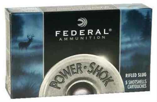 16 Gauge 5 Rounds Ammunition Federal Cartridge 2 3/4" 7/8 oz Lead #Slug
