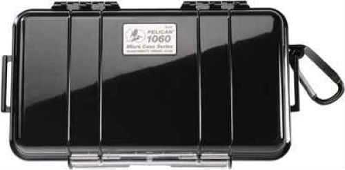 Pelican Micro Case Clear with Black Liner - Interior Dimensions: 8.25"x 4.25"x 2.25" - Water resistant, 1060
