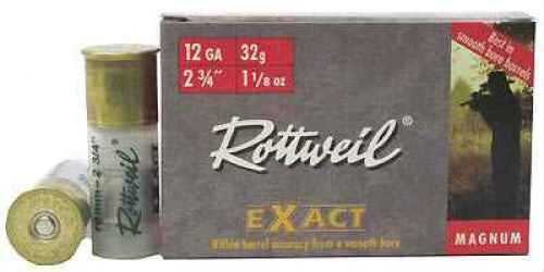 12 Gauge 5 Rounds Ammunition Rottweil Exact 2 3/4" 1 1/8 oz Lead #Slug