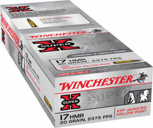 17 HMR 50 Rounds Ammunition <span style="font-weight:bolder; ">Winchester</span> 20 Grain Hollow Point