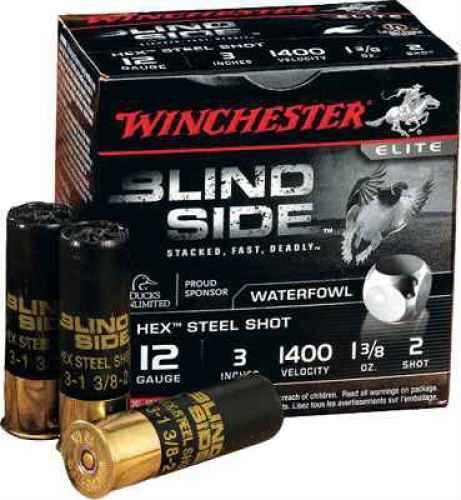 12 Gauge 25 Rounds Ammunition Winchester 3" 1 3/8 oz Steel #BB