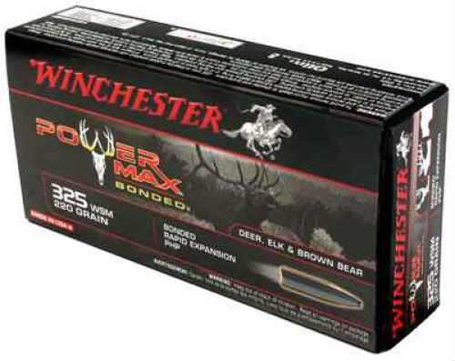 325 Winchester Short Magnum 20 Rounds Ammunition 220 Grain Ballistic Tip