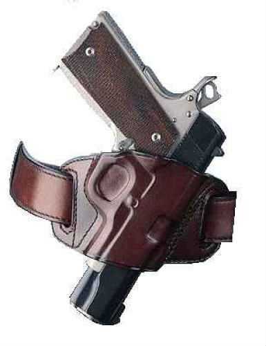 Galco Gunleather Havana Brown Belt Holster With Open Top For 1911 Style Auto 3"-5" Barrel Md: QS212H