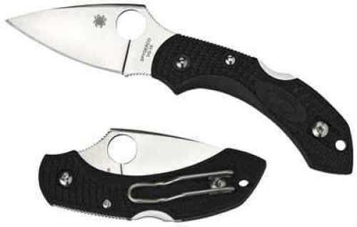 Spyderco C28 Dragonfly Flat Ground Black Plain C28PBK2