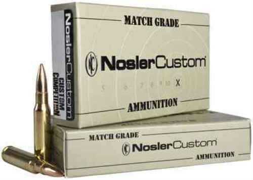 223 <span style="font-weight:bolder; ">Remington</span> 20 Rounds Ammunition Nosler 77 Grain Full Metal Jacket