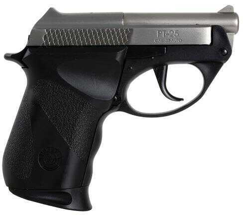 Taurus 25 Small Frame 25 ACP DA Only 2.33" Barrel 9+1 Rounds Polymer Grip Stainless Steel Semi Automatic Pistol 1250039PLY