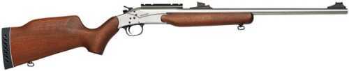 Rossi Wizard Break Open Rifle 243 Winchester 23" Barrel Wood Stock Nickel Finish Single Shot WR243NKL