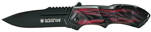 Taylor Brands / BTI Tools SW Knife S&W Knives Black Ops Red SWBLOP3R