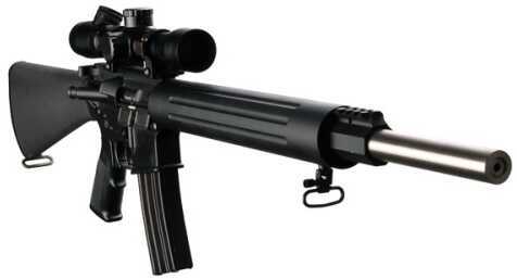 DPMS Bull 20 AR-15 223 Remington/5.56 NATO 20" Barrel 10 Round A2 Black CA Legal Semi Automatic Rifle RFTLBULL20