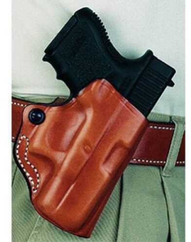 Desantis Mini Scabbard Belt Holster Fits Glock 26/27/33 Right Hand Black Leather 019BAE1Z0