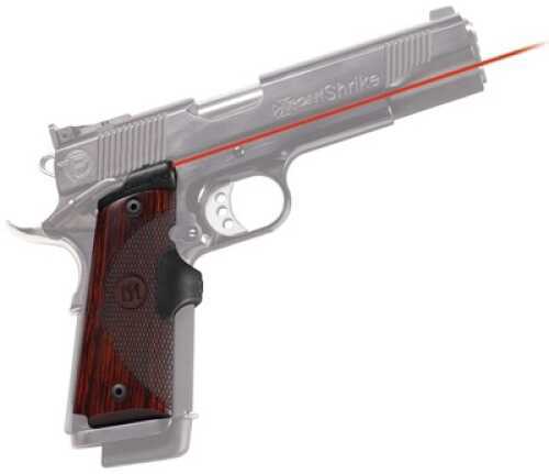 Crimson Trace Corporation Master Series LaserGrip 1911 Government/Commander Natural Rosewood Micro-Com