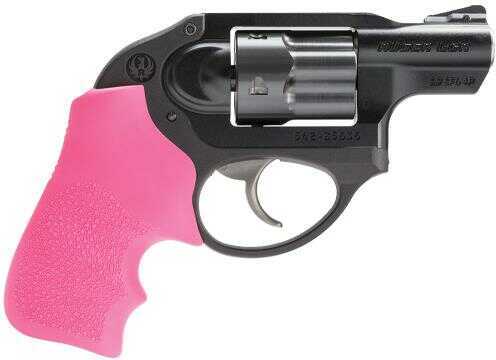 Ruger LCR 38 Special 1.9" Barrel 5 Round Pink Hogue Double Action Black Revolver 5409