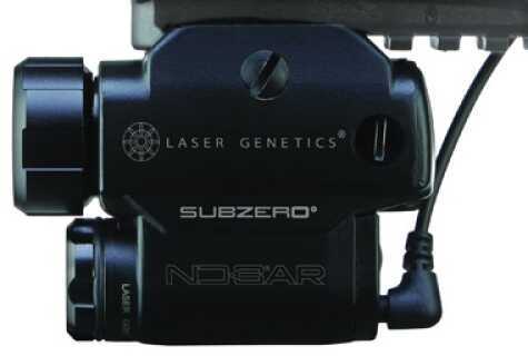 Laser Genetics Nd-3 Black Green Designator AR Mount Pressure Pad Carry Case Lg-Nd3AR-SZ