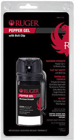 Sabre Ruger Pepper Gel with Belt Clip 1.8 Ounces Md: RU-M60FT-G