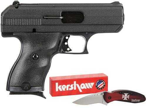 Hi-Point 9mm Luger 3.5" Barrel 8 Round Easy Grip with Hard Case & Kershaw Knife Pistol 916HCKNIFE