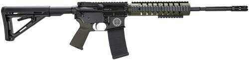 Click to see larger image. Anderson Manufacturing Zombie SE 5.56mm NATO 16" Barrel 30 Round Mag 4 Rail Green/Black Finish Semi Automatic Rifle AM15-M416ZE
