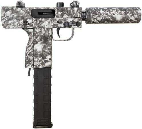 Click to see larger image. Master Piece Arms Mini 9mm Luger Pistol 3.5" Threaded Barrel, 30 Round Grim Reaper MPA930T-GR