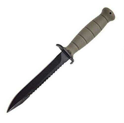 Glock Kf039181 Field Knife W/saw 6.5" Spring Steel Hrc55 Phosphate-treated Polyme