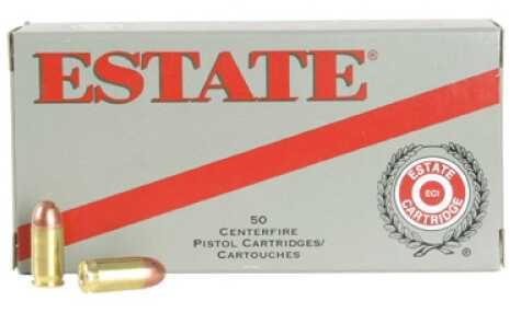 380 ACP 50 Rounds Ammunition Estate Cartridge 95 Grain Full Metal Jacket