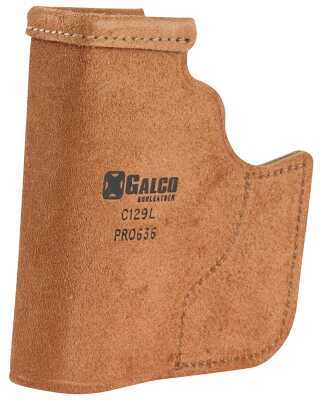 Galco Gunleather Pocket Protector Holster Brown Steerhide Pro636