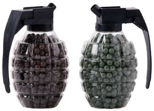 Crosman Marines Grenade BB Loader 6mm BBs 2pk of 800 Ct Grn/Brn MCHG