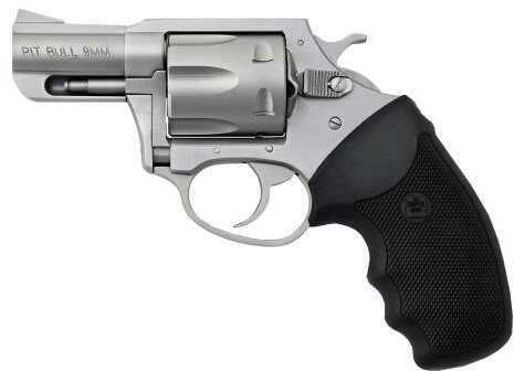 Revolver Charter Arms Pitbull 9mm Luger 2" 5 Round Rubber Grip Stainless Steel Finish 79920