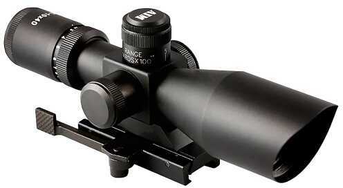 Aim Sports Inc. Scope Tact Compact 2-10x 40mm Obj 32.5-8.9 ft@100yds Black IL Mi JTSDM251040G