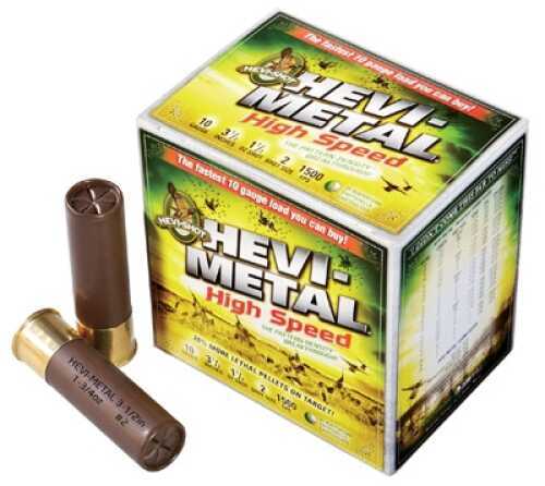 10 Gauge 25 Rounds Ammunition Hevi-Shot-Environ Metal 3 1/2" oz #BBB