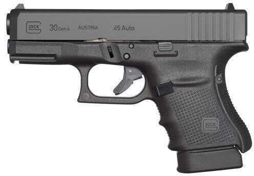 Glock G30 Gen 4 Semi Automatic Pistol 45 ACP 3.77" Barrel 10 Round Capacity Black