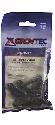 Grovtec USA Inc. Wood Screws Swivel Studs 12 Pack Brown GTHM60