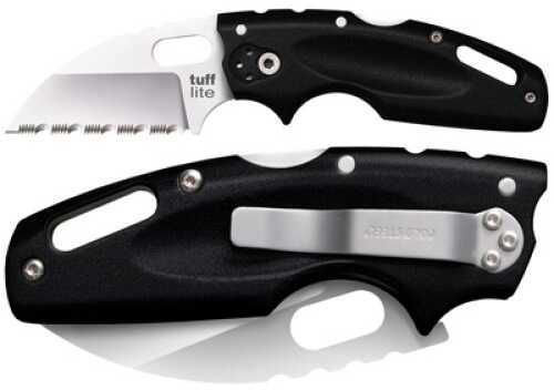 Cold Steel Cs-20LTS Lite Tuff 2.50" Folding Serrated AUS 8A Blade Black Griv-Ex Handle